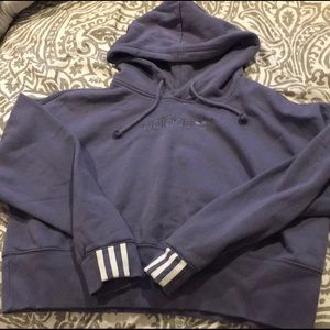 Women’s Adidas Crop Top Sweatsuit with/sweatpants